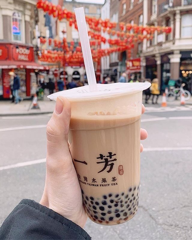 Aesthetic bubble tea