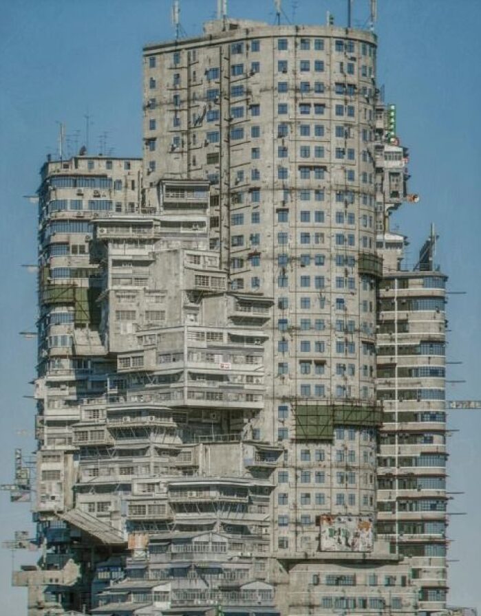 Brutalist building 
