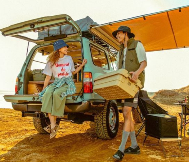 Camping with Van