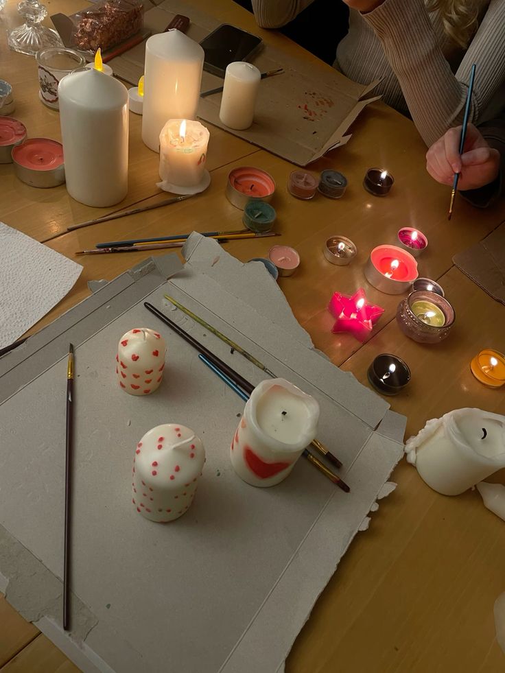 candle painting