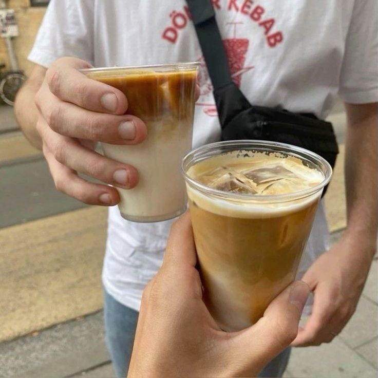 Coffee walk together
