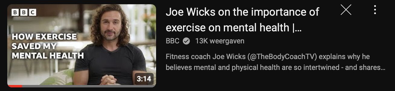 Excercise for Mental Health