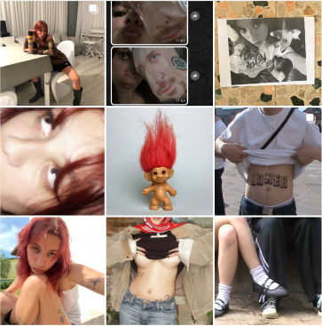 Fashion student IG feed