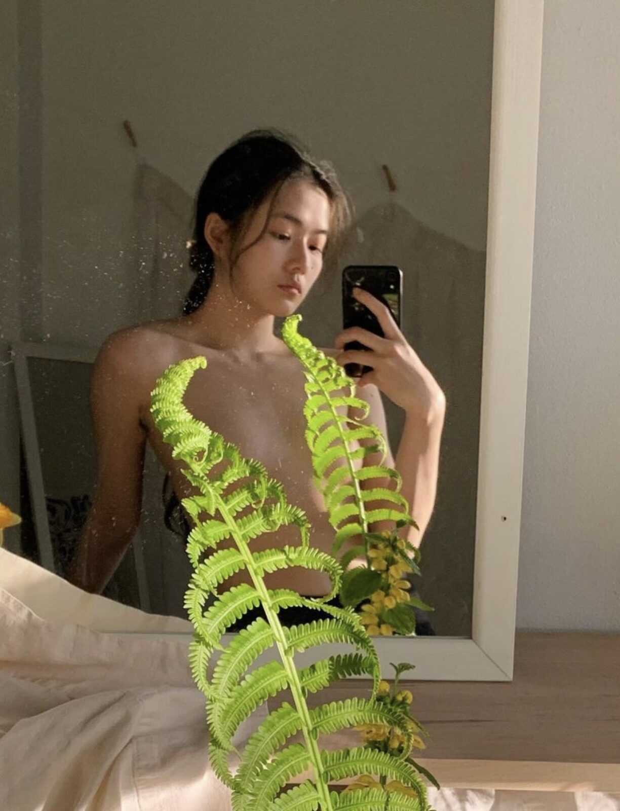 Flower bra