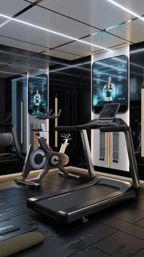 Futuristic home-gym-devices