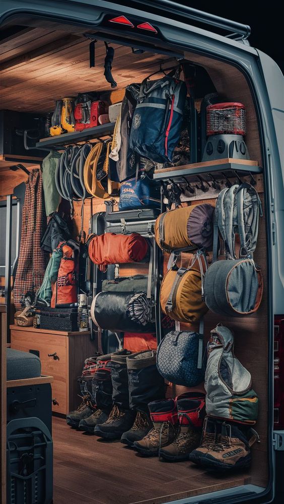 Gear wall van