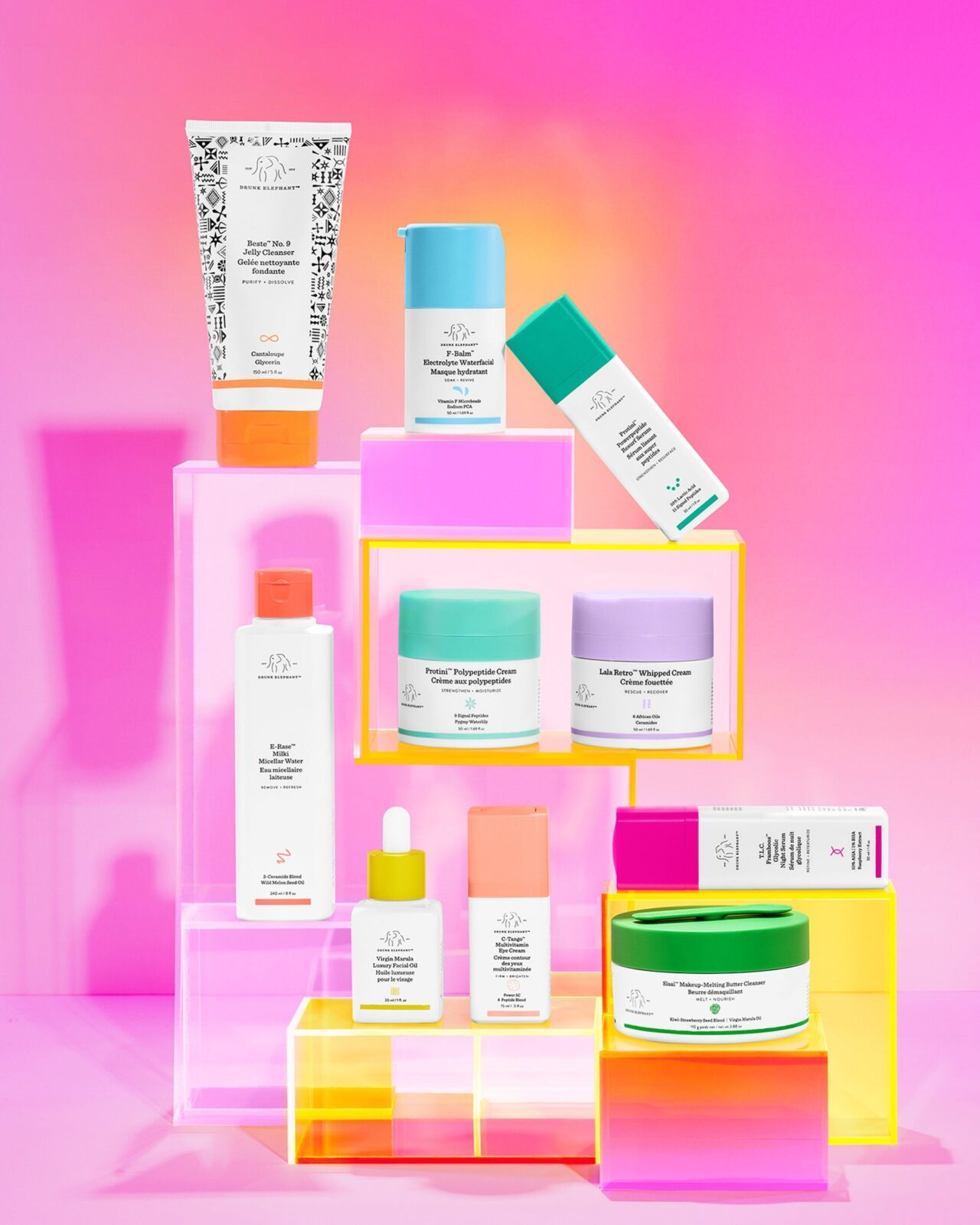Gen Z skincare advertisement drunk elephant