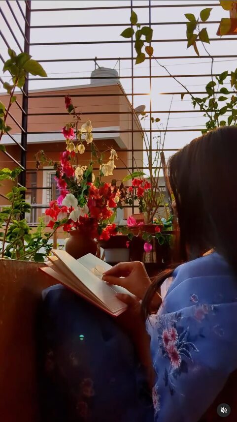Girl in window