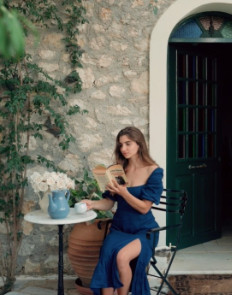 Girl reading book