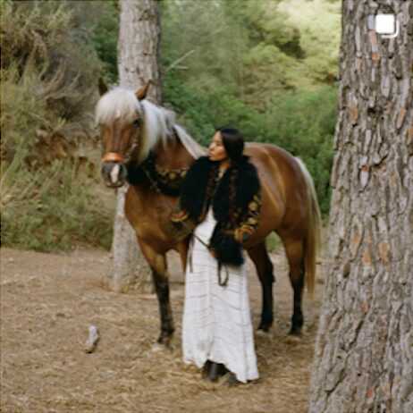 Girl with horse