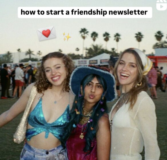 Girls at festival