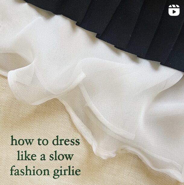 How to dress like a slow fashion girlie