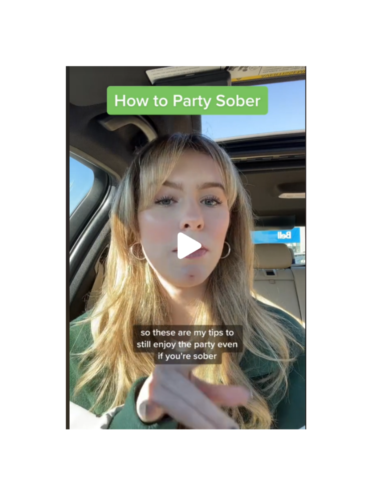 How to party sober