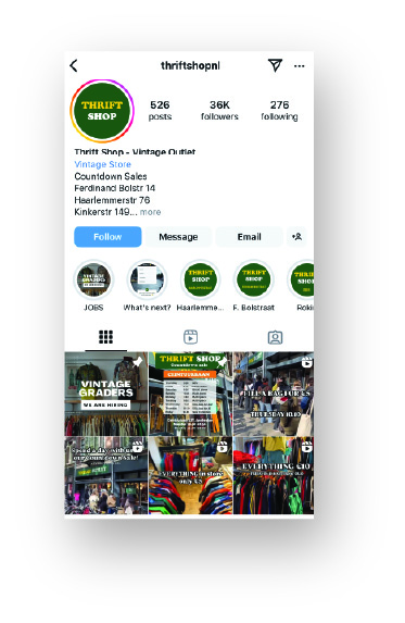 INSTAGRAM THRIFT PAGE