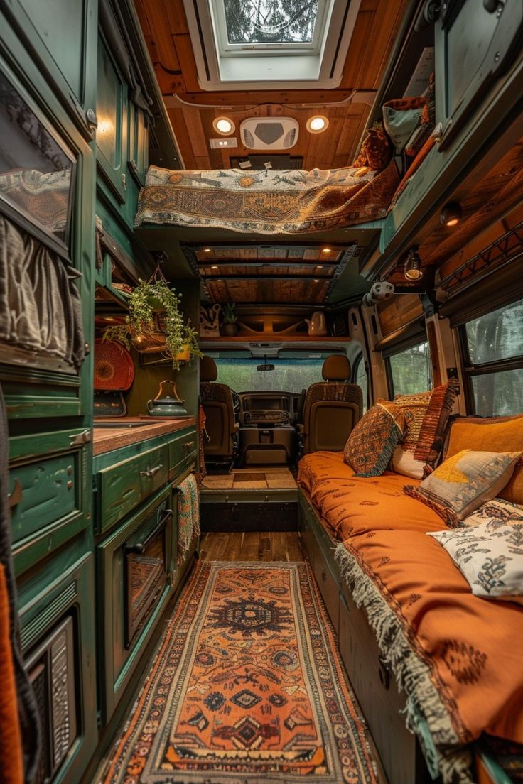 Interior green cosy