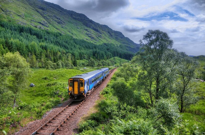 Long travels by train