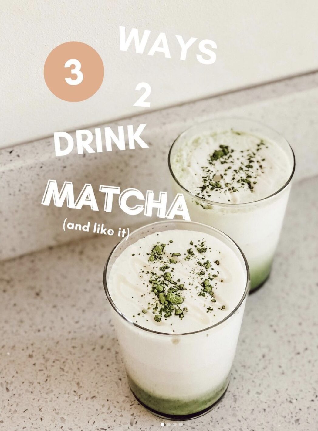 Matcha drink