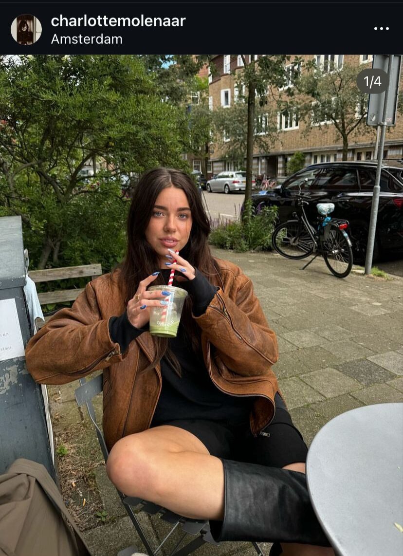 Matcha on terrace