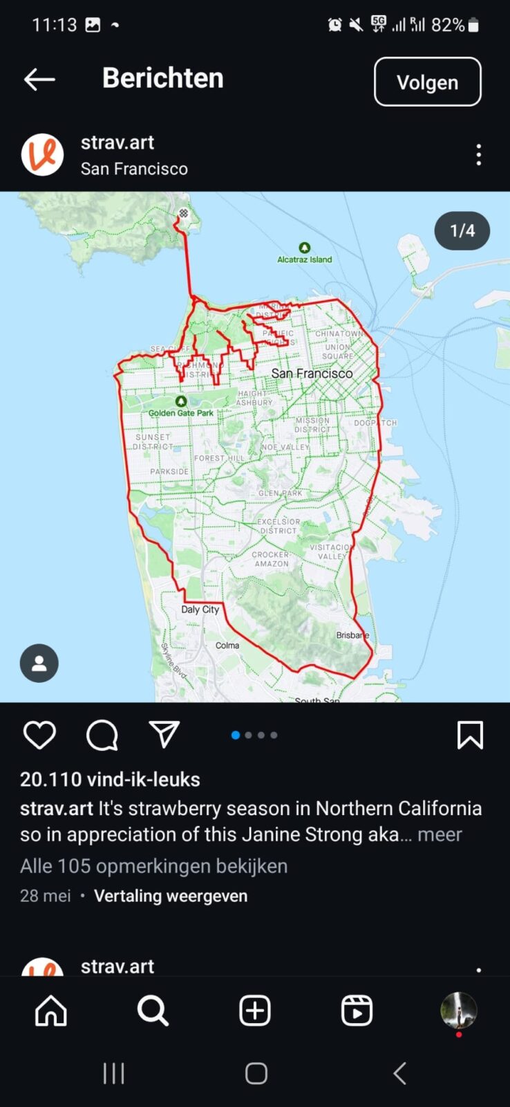 New ways of data-strava-art-strawberry
