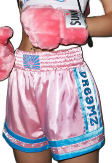 Pink boxing outfit