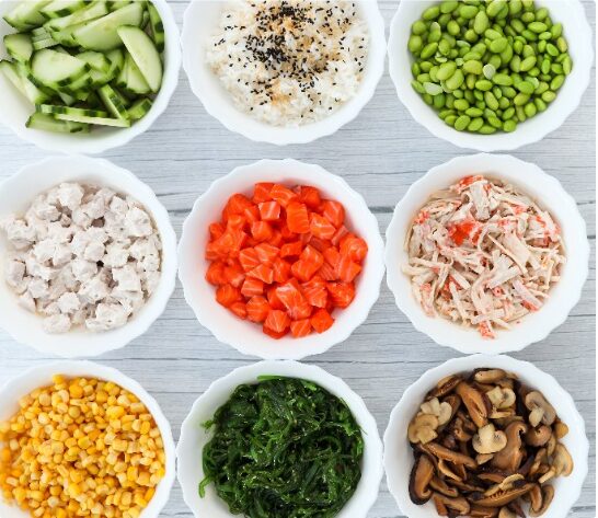Poke bowl Toppings