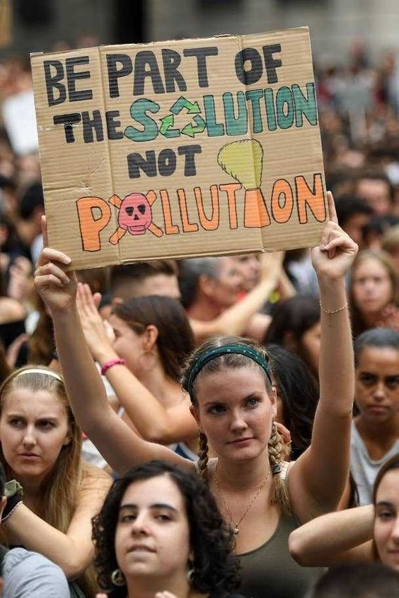 Protest against global warming