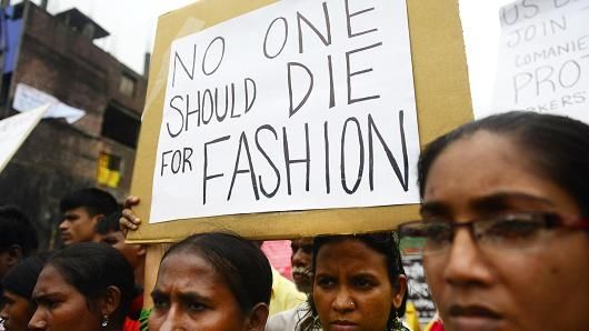 Protest board on consumer industry