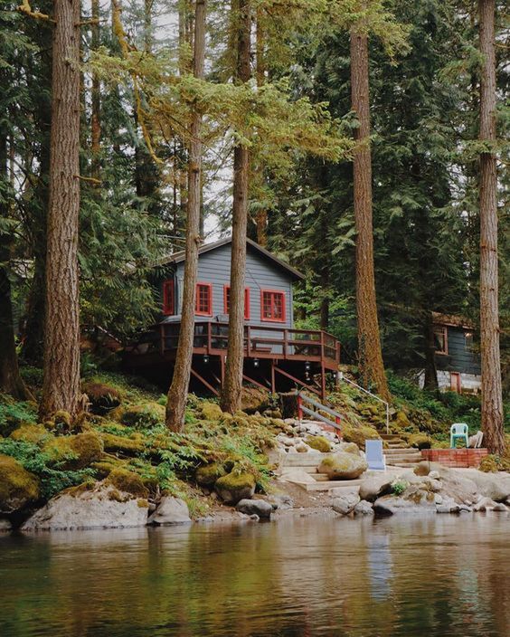 RL cabin woods