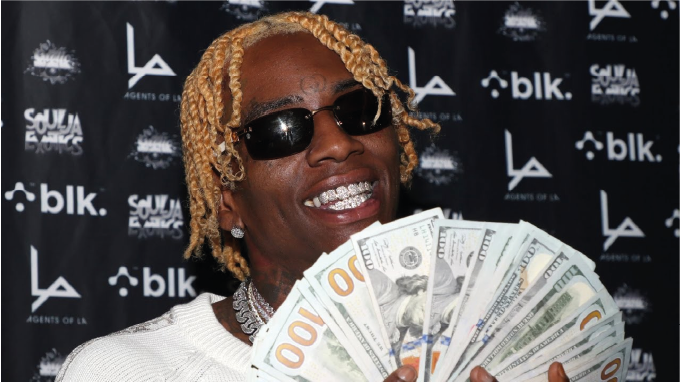 Rapper holding money