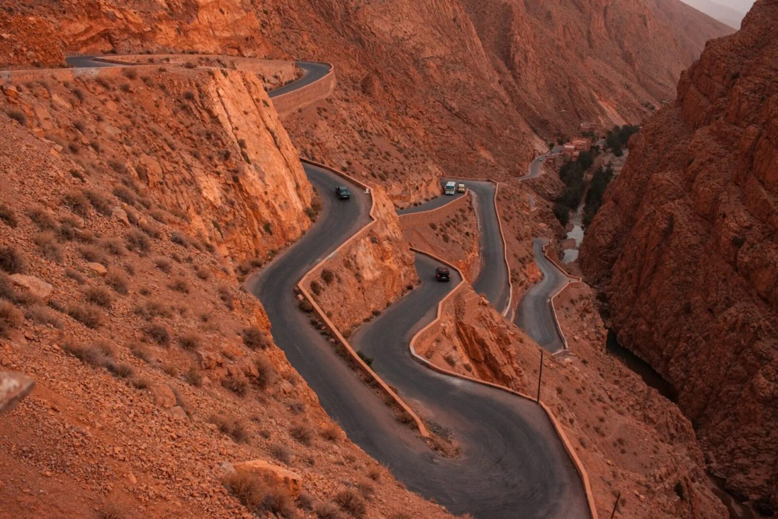 Road canyon orange brown