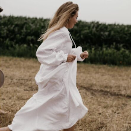 Running on a field