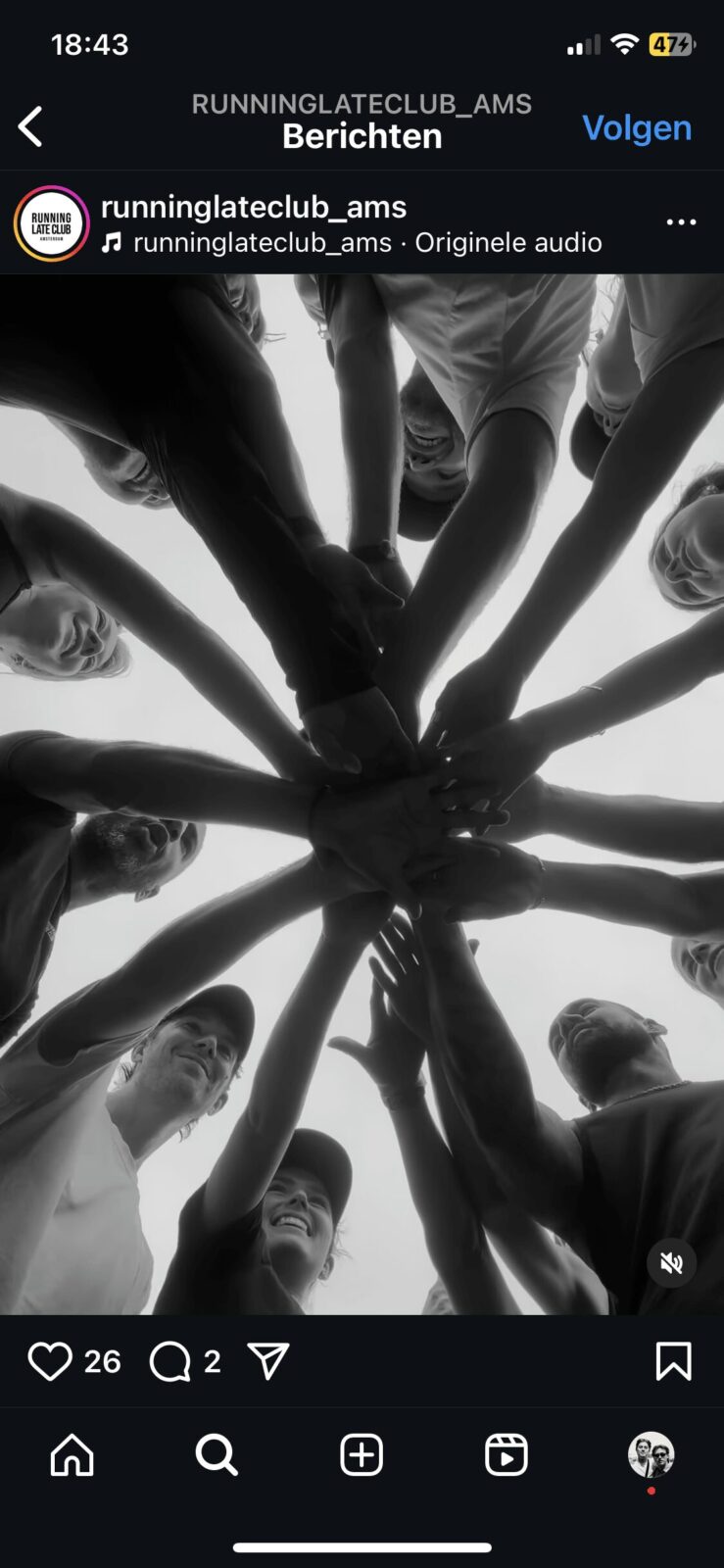Runninglateclub AMS