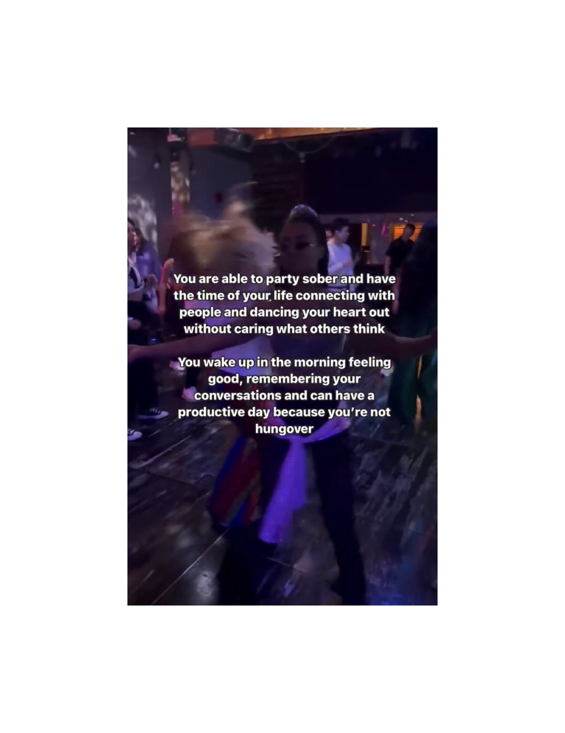 Time of your life partying sober
