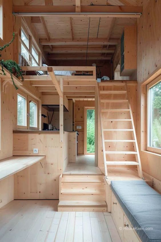 Tiny house_wood_interior
