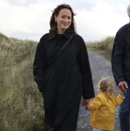 Walking with child
