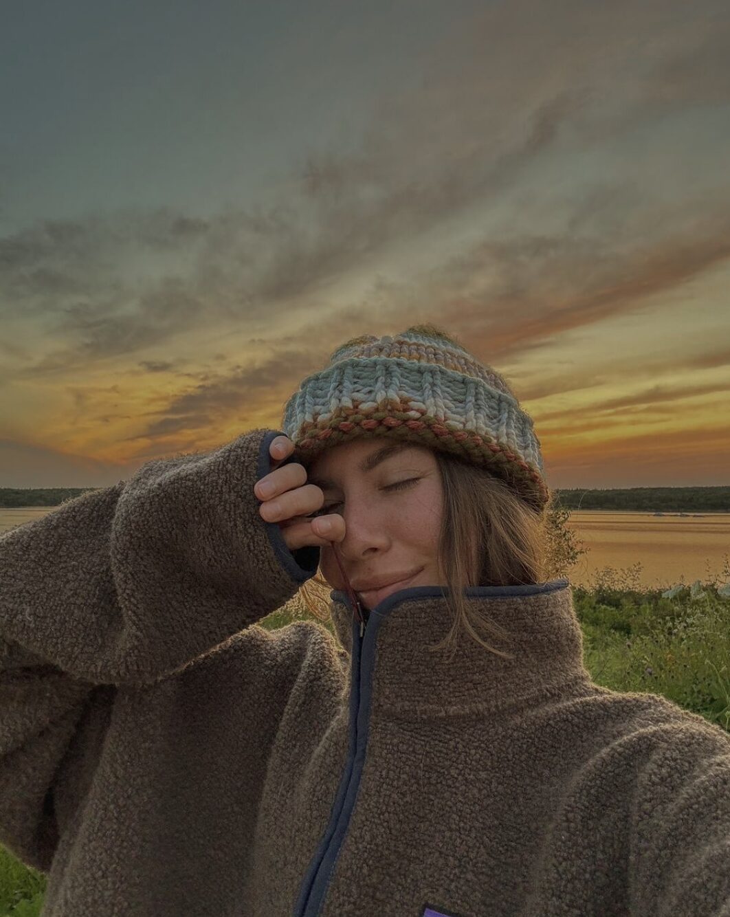 Woman with hat