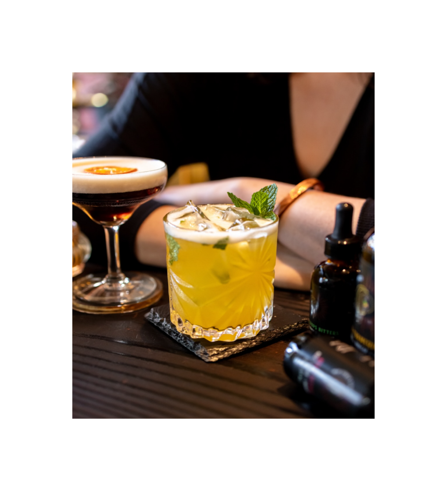 Yellow mocktail