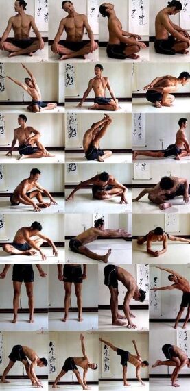 Yoga exercises for combat training