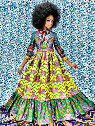 african print dress