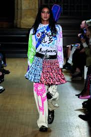 bright runway outfit elle article