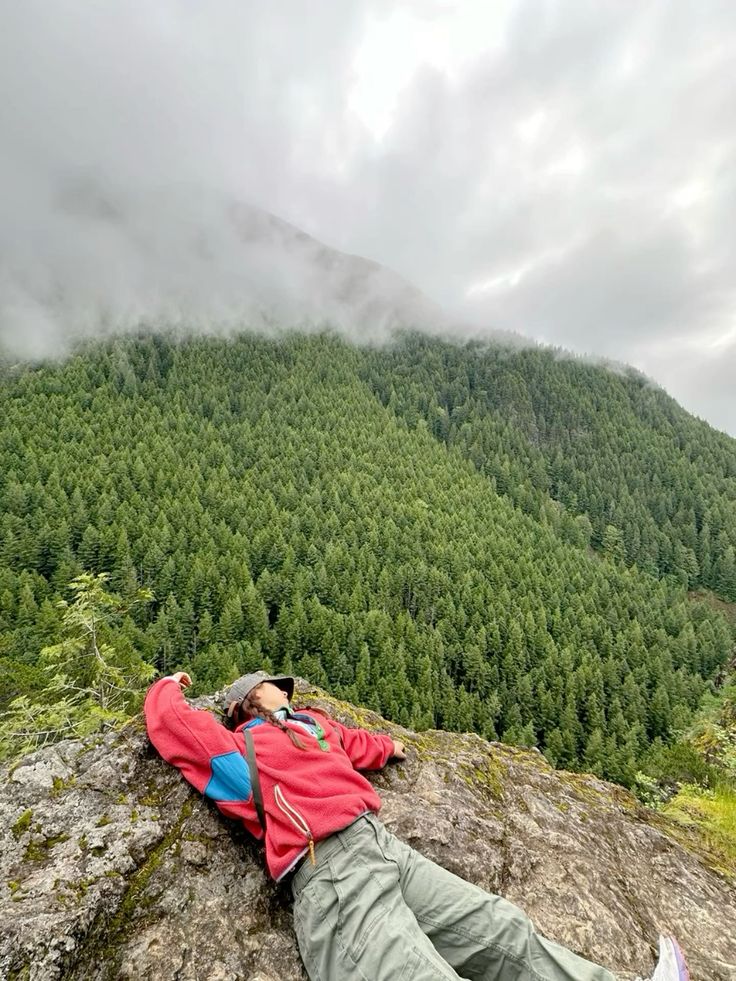 chilling-on-hike-woods-clouds