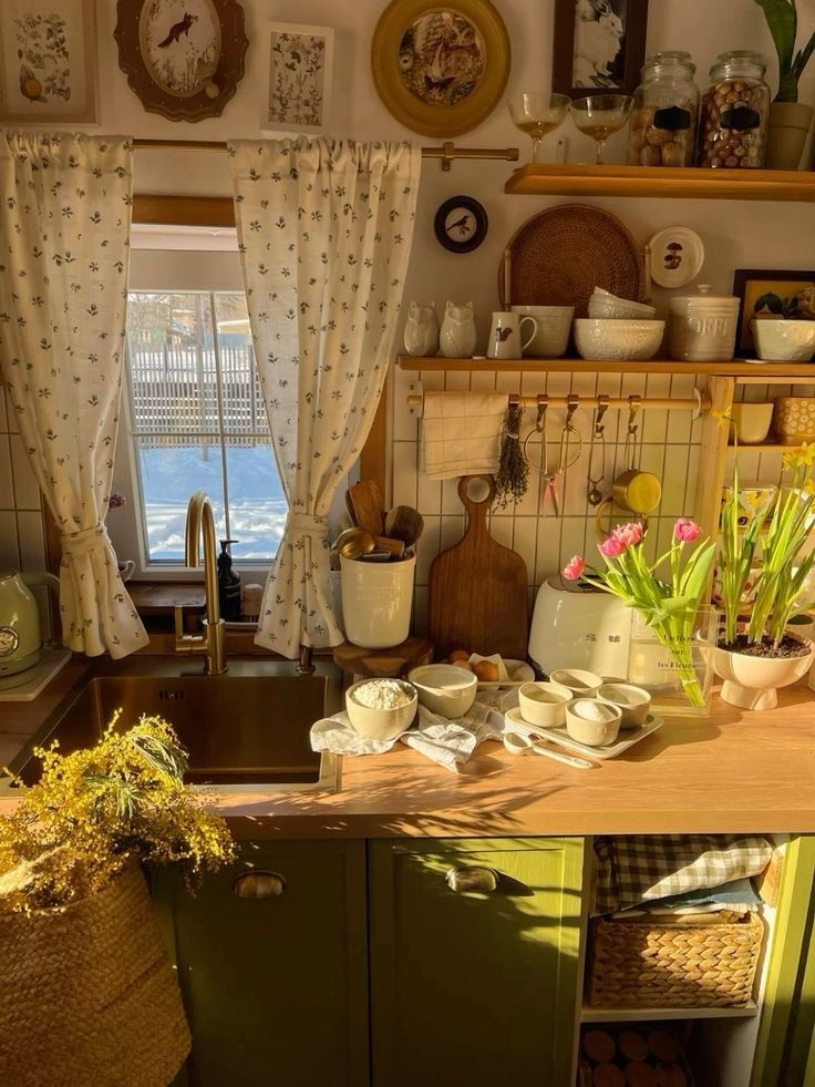 Cottage core kitchen