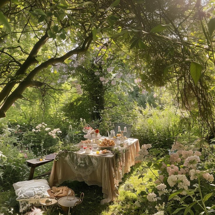 Cottage core picnic
