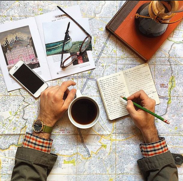 drawing on map