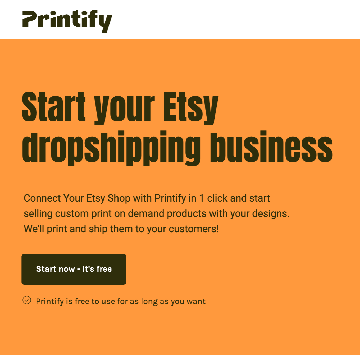 Dropshipping with Printify
