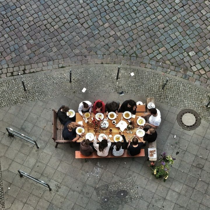 Eating on the streets