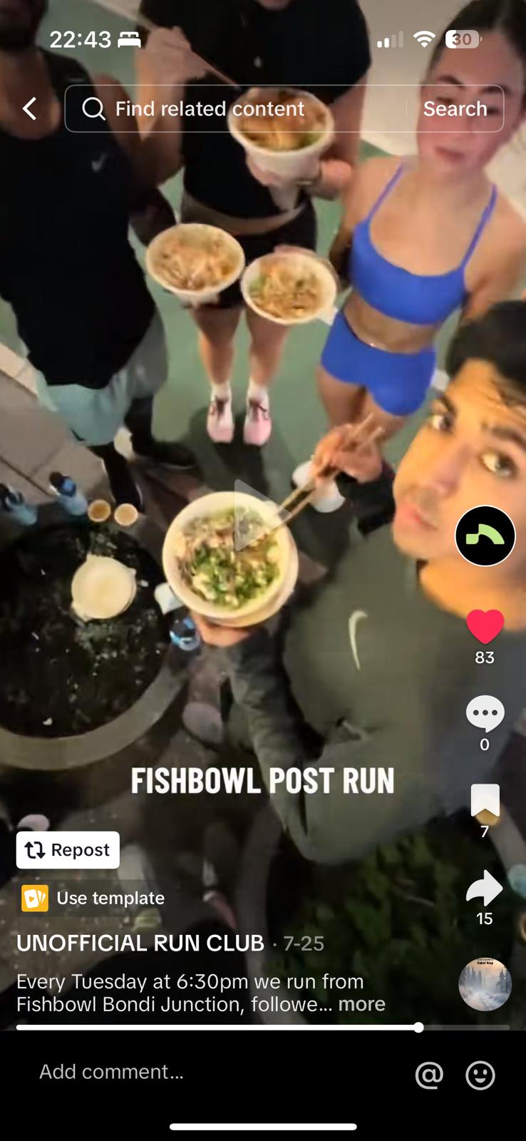 fish bowl post run