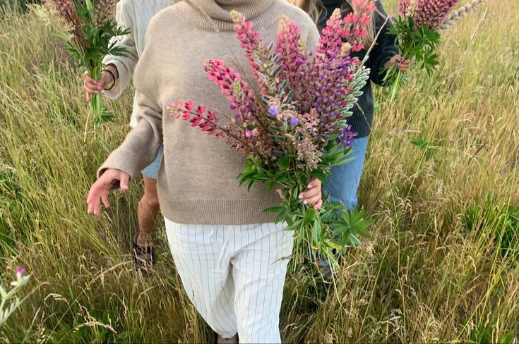 Flower picking