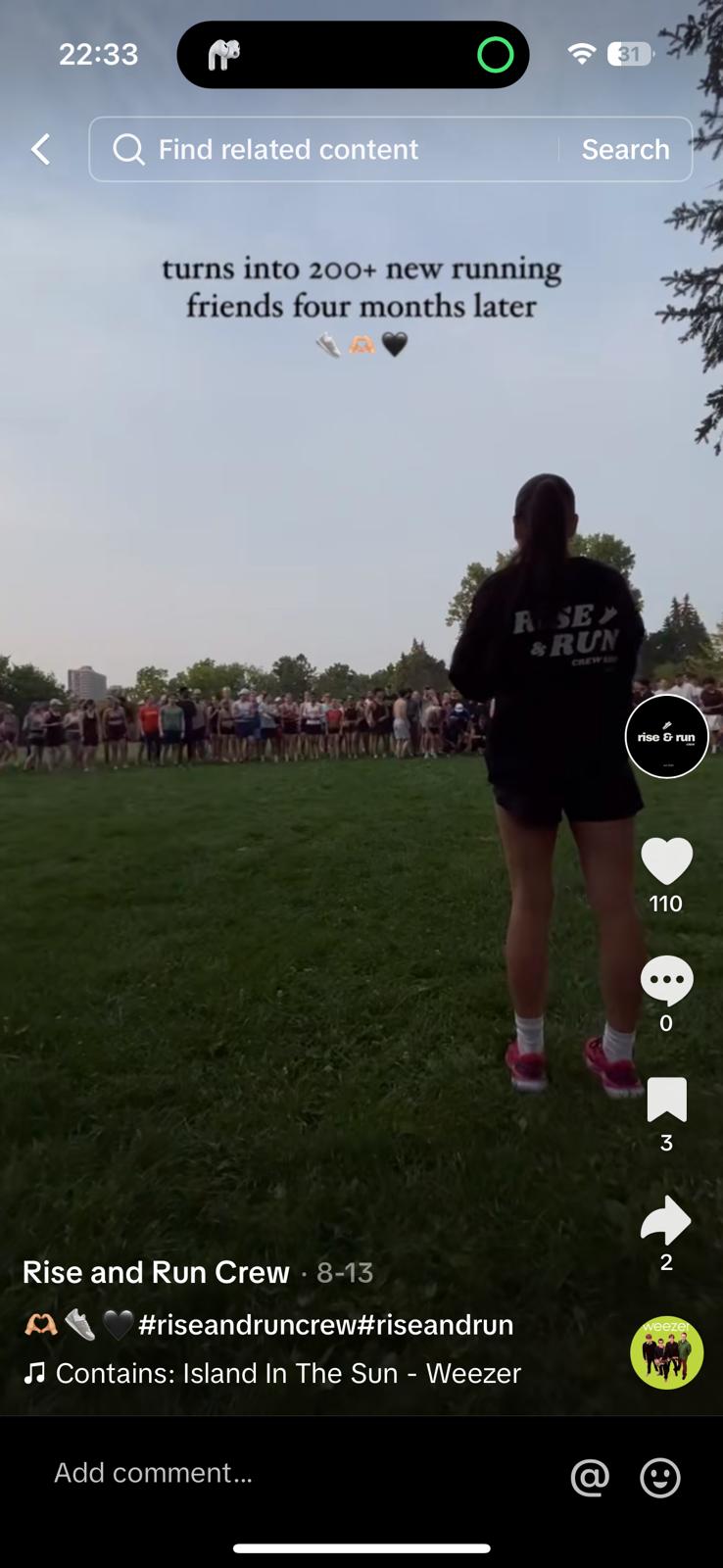 founder standing in front of run club