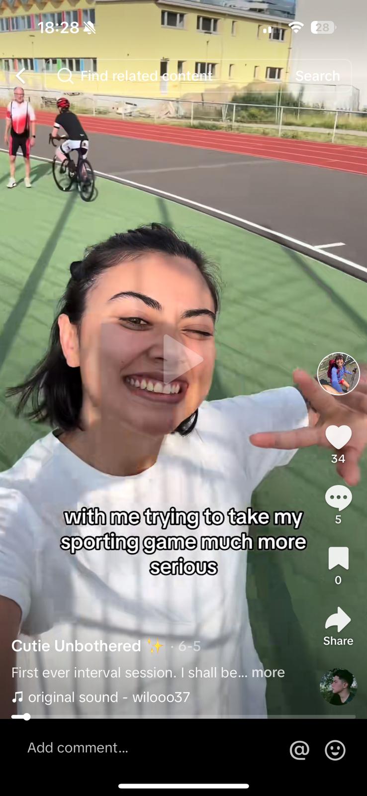 girl on athlethics track